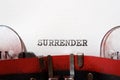 Surrender concept view