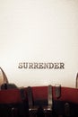 Surrender concept view