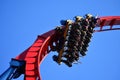 Surrender to speed as you dive straight down into a 70 mph Sheikra roller coaster whirl wind wit