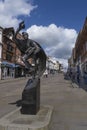 `The Surrey Scholar`. Statue in Guildford High Street