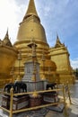 Phra Bussabok, part of Wat Phra Kaew, the pavilions on the pillars, The Grand Palace, Thailand