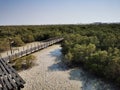 Al Jubail Mangrove forest in Abudhabi,UAE. Royalty Free Stock Photo