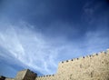 Old Jerusalem City Wall Royalty Free Stock Photo