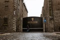 Surroundings of Guinness Storehouse, the brewery experience telling the tale of Ireland`s famous beer on St James`s Gate. Royalty Free Stock Photo