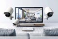 Surveillance alarms in CCTV security systems, remote access, and networked controls integrate video technology in camera productio