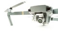 Surveillance camera drone on a white background Royalty Free Stock Photo