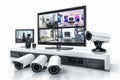 Surveillance camera hubs manage monitoring cameras, integrating video technology and verification for smartphone-based safeguardin