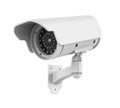 Surveillance CCTV Security Camera Isolated Royalty Free Stock Photo