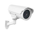 Surveillance CCTV Security Camera Isolated Royalty Free Stock Photo