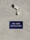 Surveillance concept privacy violation security safety we are wa