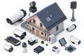 Surveillance controls manage watching capabilities with decibel adjustments, utilizing video technology panels for security video