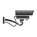 Surveillance monitoring camera, security and technology icon Royalty Free Stock Photo