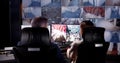 Surveillance Operator Controls Multiple CCTV Cameras