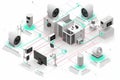 Surveillance systems employing advanced security cameras ensure effective monitoring and robust safeguarding.