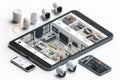 Surveillance systems manage security through camera control, overseeing climate alarms for integrated solutions in protected resid