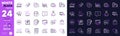 Survey checklist, Travel loan and Decreasing graph line icons for website, printing. For design. Vector