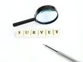 Survey concept Royalty Free Stock Photo