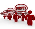 Survey Focus Group People Customers Answering Questions