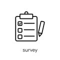 Survey icon from collection.