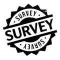 Survey rubber stamp