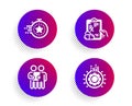 Survey, Timer and Prescription drugs icons set. Gear sign. Contract, Deadline management, Pills. Work process. Vector