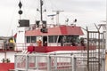 Survey vessel Fugro Enterprise transiting New Bedford hurricane barrier
