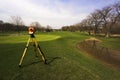 Surveying the Golf Course Royalty Free Stock Photo