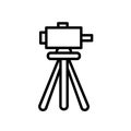 surveyor icon isolated on white background