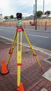 Surveyor Tripod on A Spot