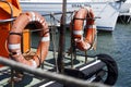 Survival rings for rescuing passengers