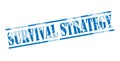 Survival strategy blue stamp