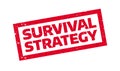 Survival Strategy rubber stamp