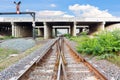 Survive under the bridge Royalty Free Stock Photo