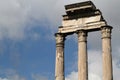 Surviving columns of the Temple of Castor and Pollux