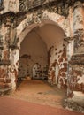 Surviving gate of the A Famosa fort in Malacca, Malaysia