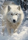 Surviving the Ruins: The Majestic White Wolf in a Post-Apocalypt