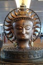 Surya, the big golden statue in international Airport of Delhi