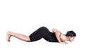 Surya namaskar ashtanga position Royalty Free Stock Photo