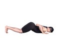 Surya namaskar ashtanga position Royalty Free Stock Photo