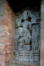 Surya or Sun god on horse chariot. Konark Sun Temple, Orissa Royalty Free Stock Photo