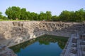 Suryakunda, The reservoir has steps to reach bottom and numerous small shrines, Sun Temple complex. Modhera, Mehsana, Gujarat Royalty Free Stock Photo