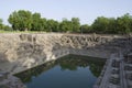 Suryakunda, The reservoir has steps to reach bottom and numerous small shrines, Sun Temple complex. Built in 1026 - 27 AD during Royalty Free Stock Photo