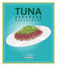 Simple Japanese Traditional Style tuna Restaurant