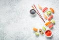 Sushi assorted set Royalty Free Stock Photo