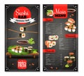 Sushi Bar Menu Royalty Free Stock Photo
