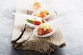 Sushi bite sized appetizers Royalty Free Stock Photo