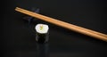 Sushi on black background Royalty Free Stock Photo