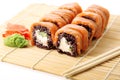 Sushi with black rice Royalty Free Stock Photo