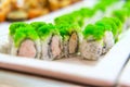 Sushi Buffet Platter Royalty Free Stock Photo