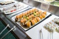 Sushi Buffet Platter Royalty Free Stock Photo